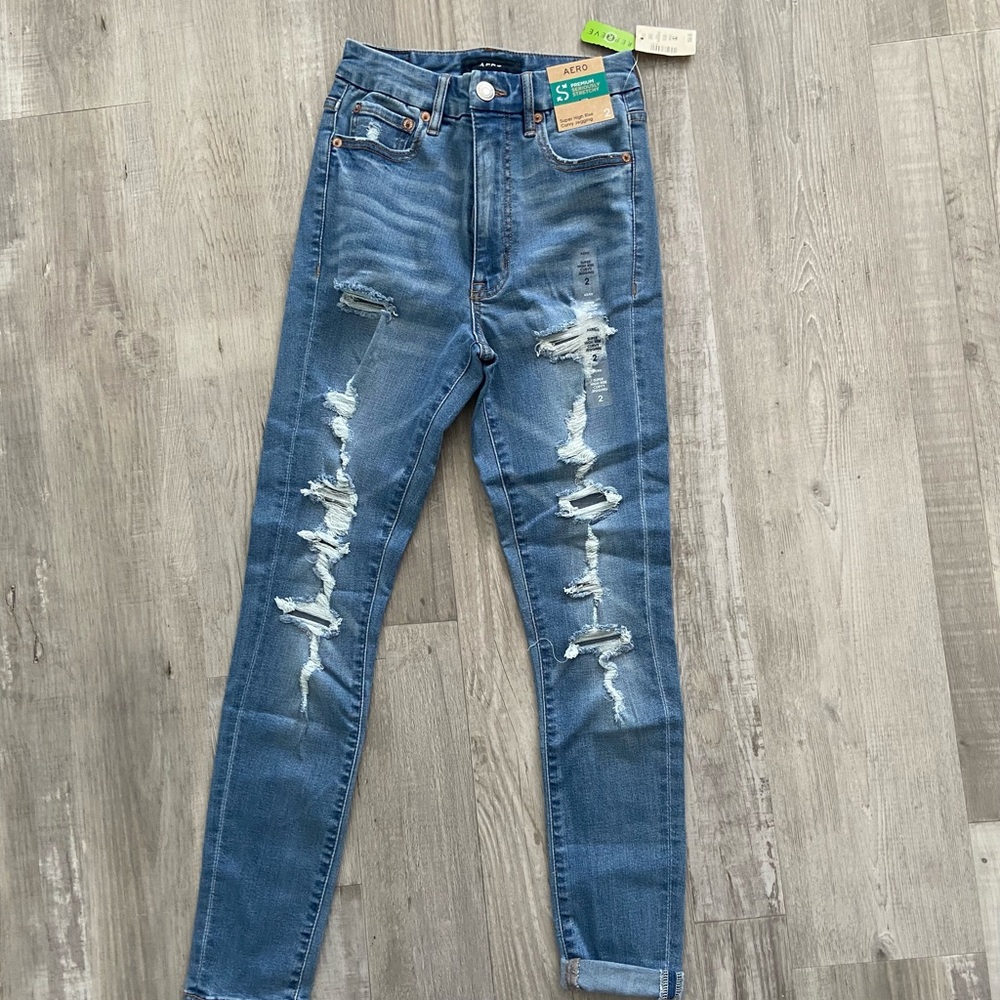 Aeropostale Super high rise curvy jegging size 2